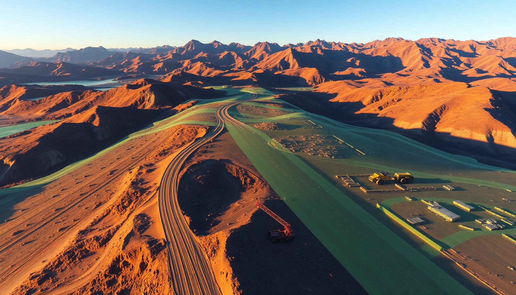 Aerial LiDAR point cloud of a remote jobsite showing how one detailed dataset can answer future questions without repeat site visits